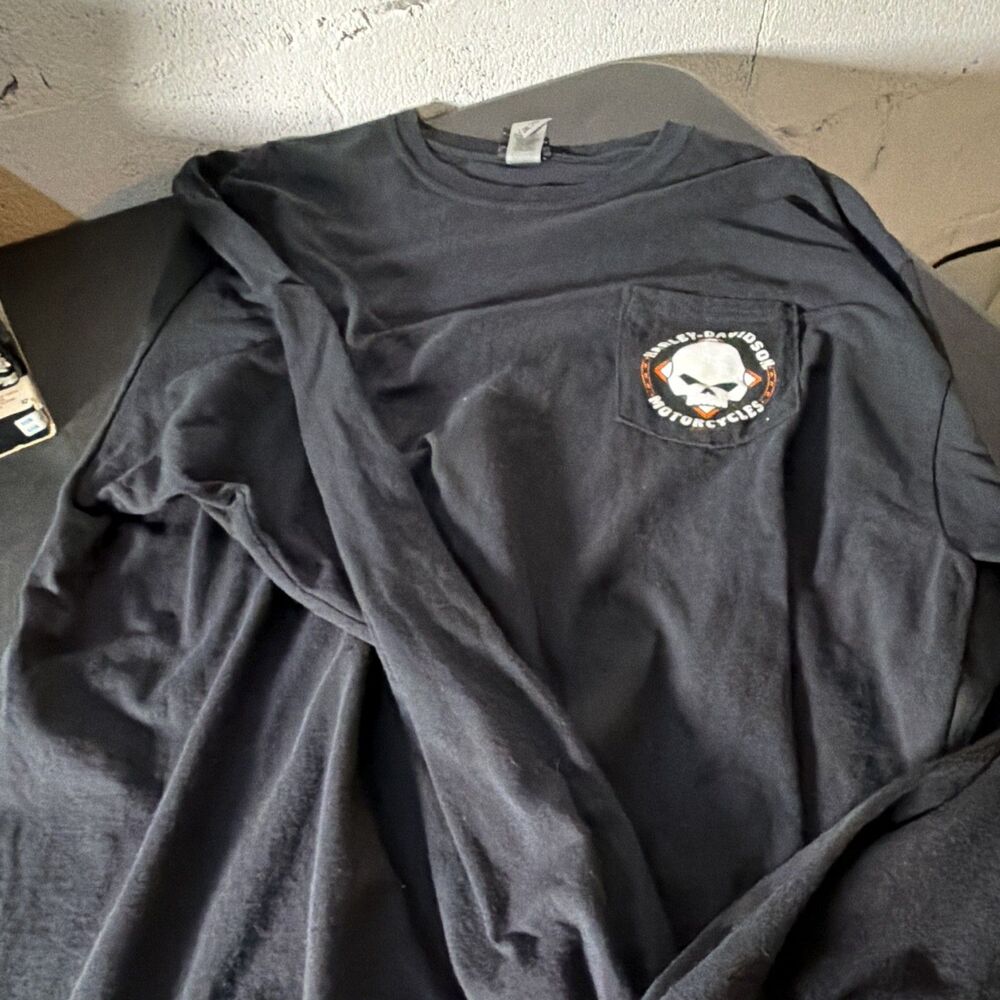 Harley-Davidson T-Town Tuscaloosa AL Long Sleeve T-Shirt, Size 2XL